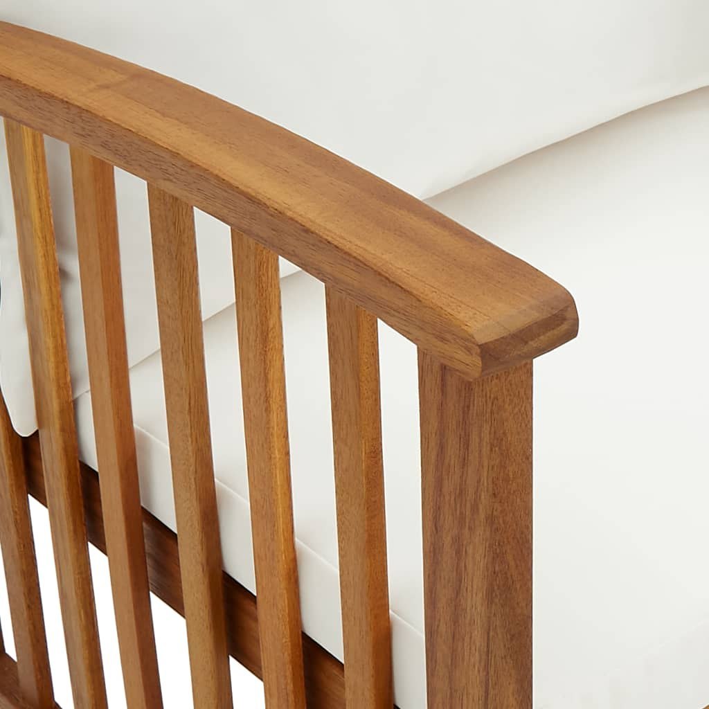 Emaga 3-cz. zestaw wypoczynkowy do ogrodu, poduszki, drewno akacjowe